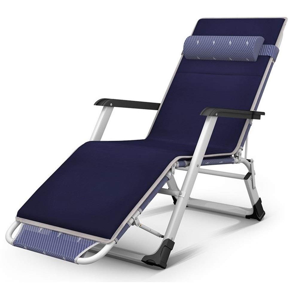 Chaise de jardin inclinable zéro gravité supportant 200 kg avec matelas amovible argent