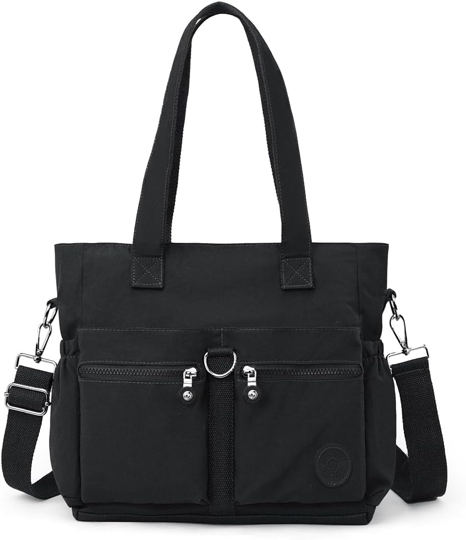 Collsants Tote Bag for Women Nylon Purse and Handbags Tote Purse Crossbody Bag Messenger Bag
