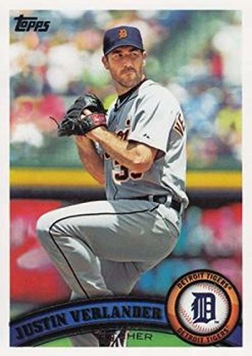 2011 Topps #355a Justin Verlander Detroit Tigers NM-MT