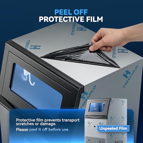 Image of Tehanld Commercial Ice Maker, 110LBS /24H Ice Maker for Home, Rest, Bar