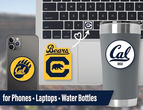 Image of UC Berkeley Stickers Cal Bears Decals Merch University California 14 Pc
