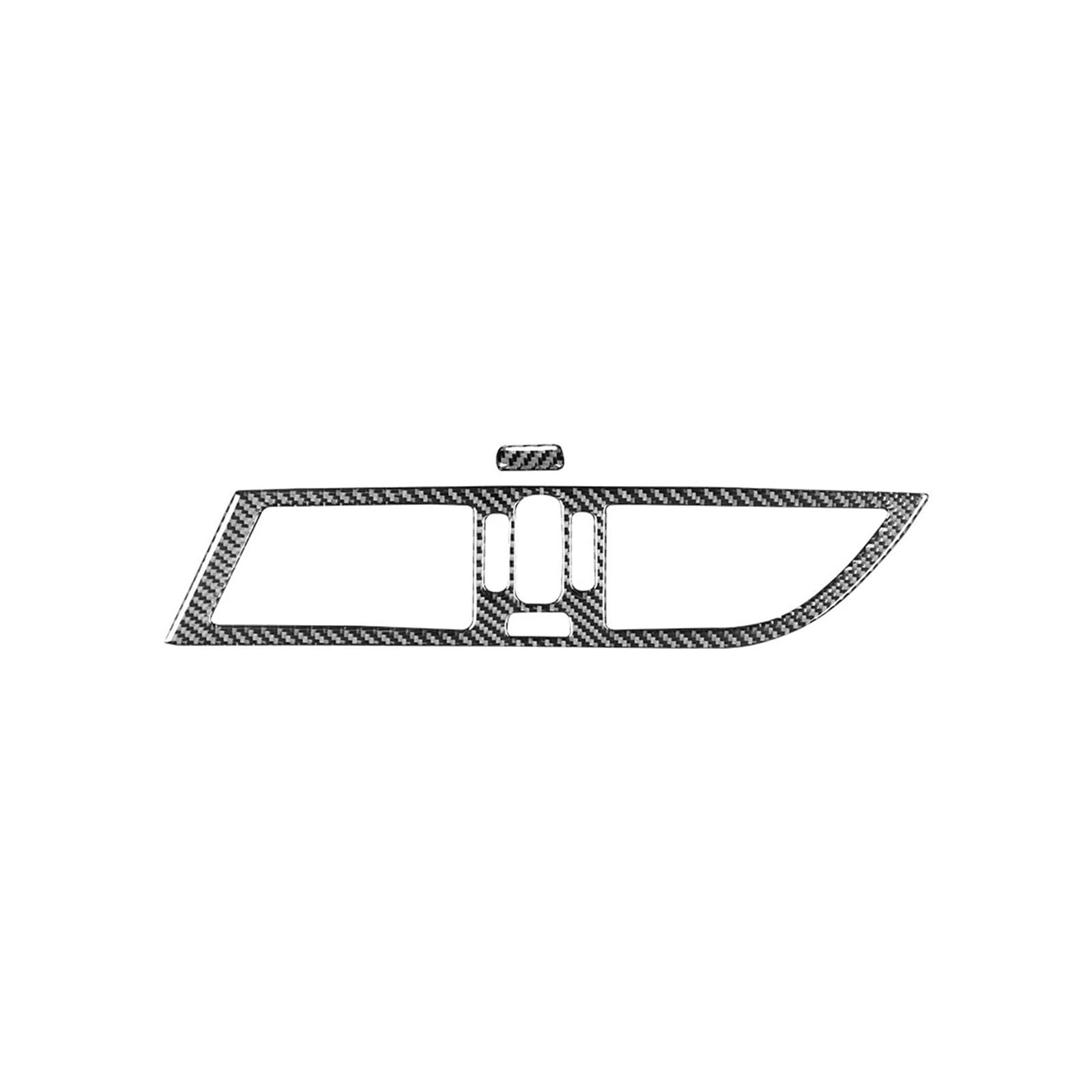 Car Interior Sticker for BMW for Z4 Series for E89 2009-2016 Accessories Interior Car Central Air Outlet Trim Cover Frame Stickers(Left-Hand-Drive)