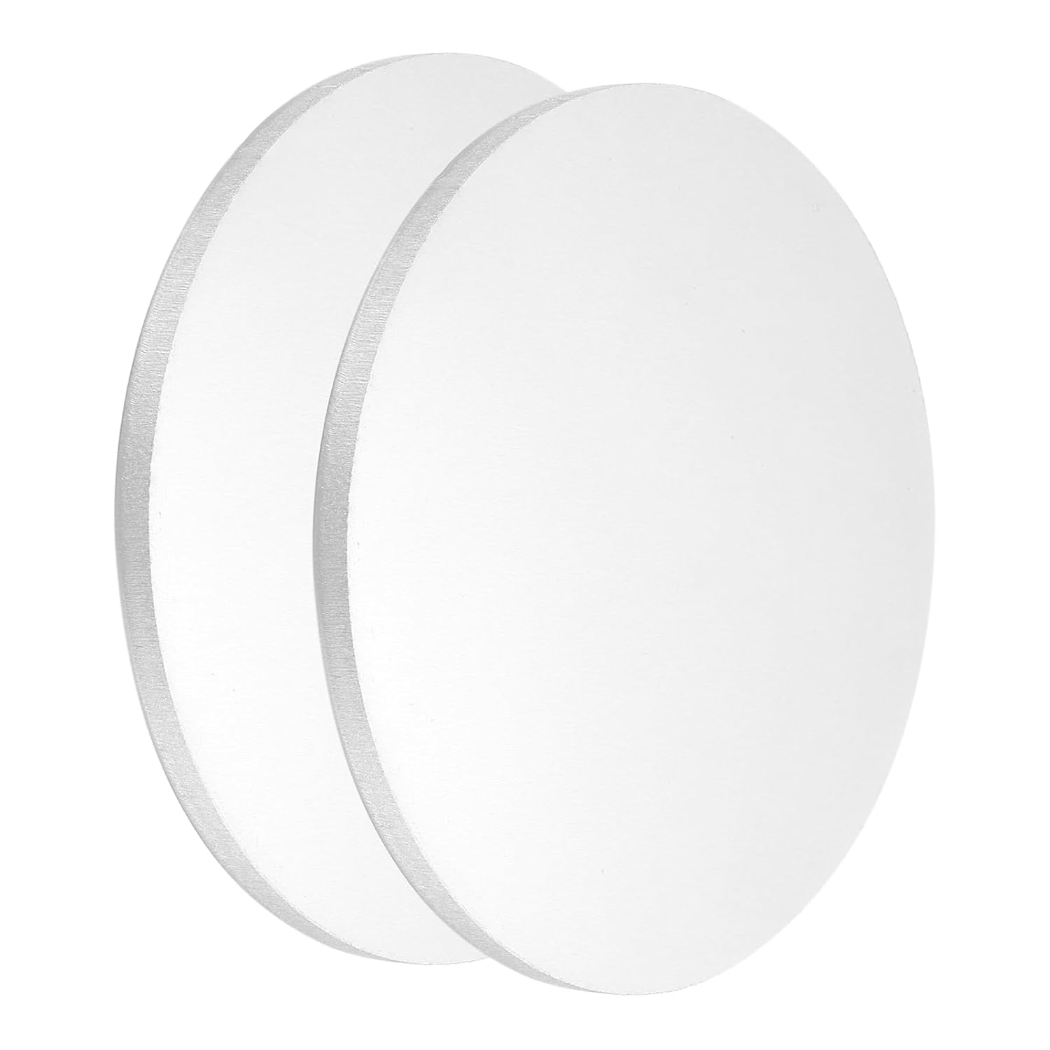 2 Pieces Aluminium Discs 4 Inches (100 mm) Diameter 0.2 Inches (5 mm) Thickness 1060 Circular Aluminium Plates Round Sheets for Metal Printing