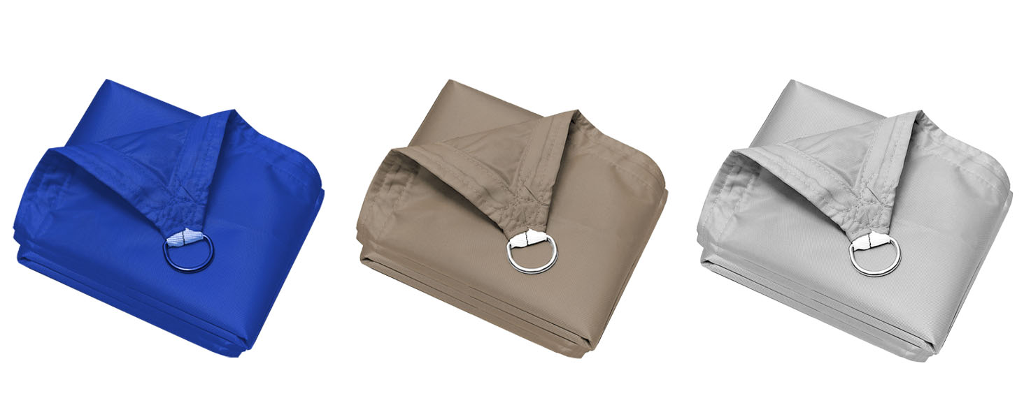 Amazon | JIANLEI サンシェード 防水 1.5M*3M ブルー 四隅にはD型