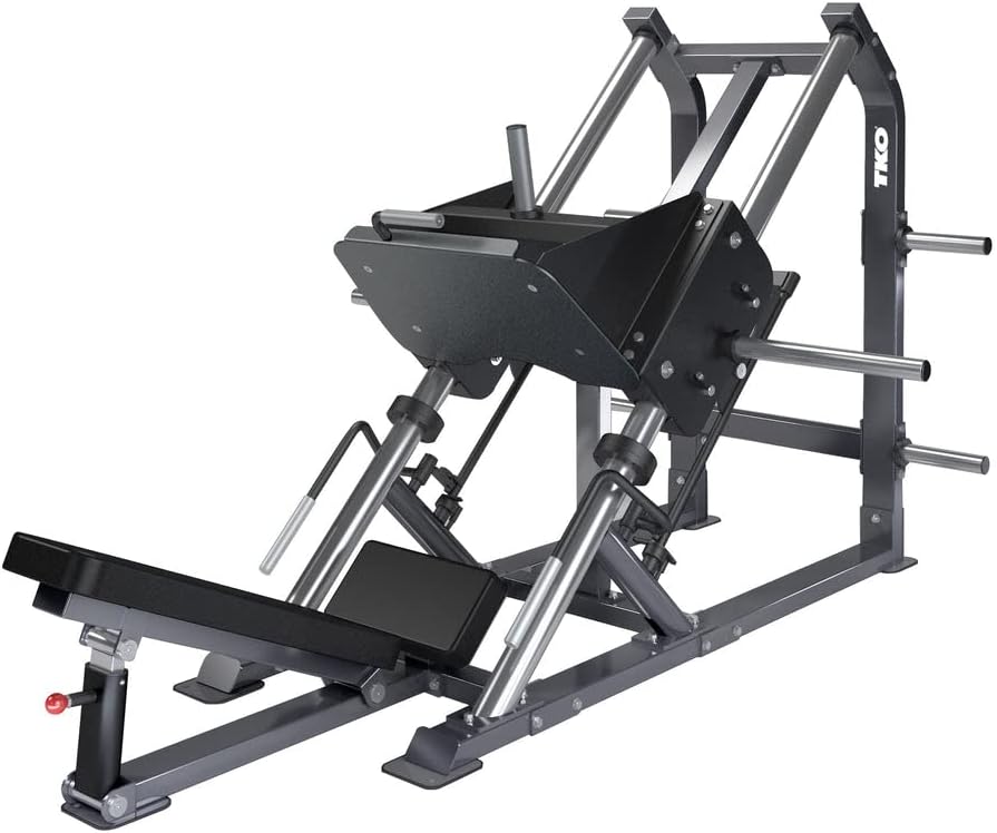 TKO Commercial Plate Loaded Linear Leg Press Machine