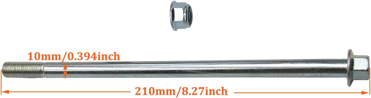 10mm x 200mm Pit Dirt Bike Swing Arm Bolt Mounting Bolt For 50cc 70cc 90cc 110cc 125cc 140cc PITBIKE