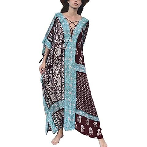 YouKD Kaftan de Verano Bohemio para Mujer Cover