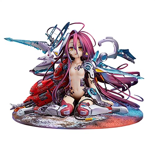 Jaycheen No Game No Life Action-Figuren Schwi Dola Anime Mechanische Pretty Girl Sitting Model PVC Statue Desktop Dekoration Sammlerstück Geschenk 14CM Cover