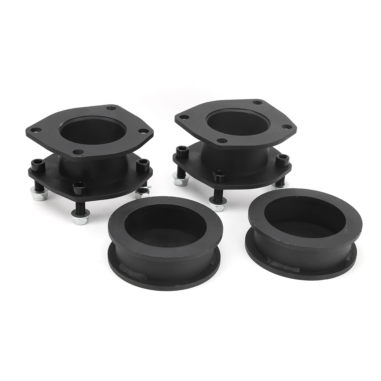 3in Front 2in Rear Lift Leveling Kit Carbon Steel Strut Spacers Suspension Leveling Lift Kit for Jeep Commander XK 2WD 4WD 2006-2010