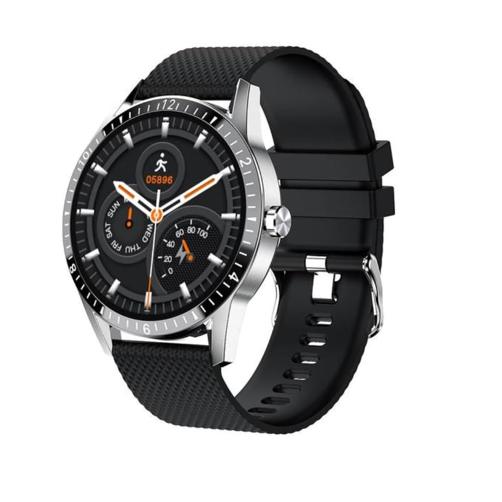 REZEK Y20 Smart Watch with Bluetooth Calling, 1.28 inch Display, Heart & SpO2 Monitoring, Multi Sports Modes with IP67 Rating Handwatch for Men and Women (Silver Blue) (B0CGJHFCZB) Amazon Price History, Amazon Price Tracker