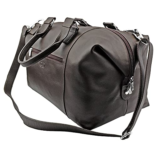 Mala de Viagem EVEREST em Couro (Café)