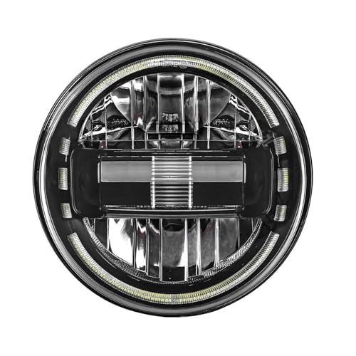 Phare LED 7 pouces H4 puissant à faisceau Hi-Lo et feux DRL pour Jeep et Defender