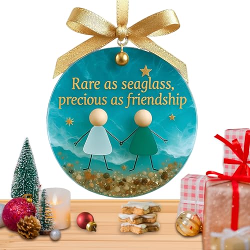 Adornos De Amistad Para Amigos - Decoración De Hogar De Cerámica Recuerdo | Adornos De Arte Decorativos Para Amigos durante las Fiestas,Para Hermana, Colega, Familia, Trabajo, Acción De Gracias
