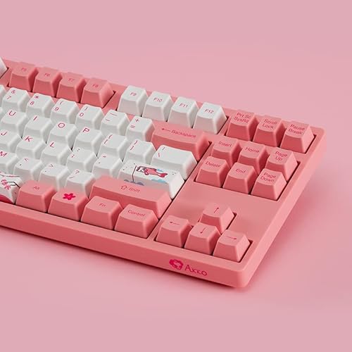 TECLADO MECANICO SWITCH AKKO PINK MODELO WORLD TOUR TOKYO R1 3087