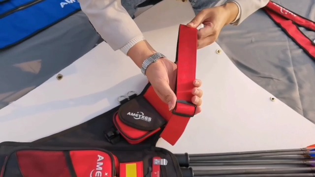 Faretra Telescopica Per Frecce - Tubo In Plastica, Porta 24 Frecce, Tracolla Regolabile - Foto 4