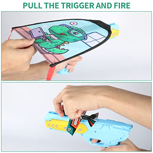 Feidama Airplane Launcher Ejection Kite Beach Toy Set, Outdoor Beach Kite Toy For Water Game And Party Favors Kids Birthday Gift For 3+ Years Old Kids #TOP4