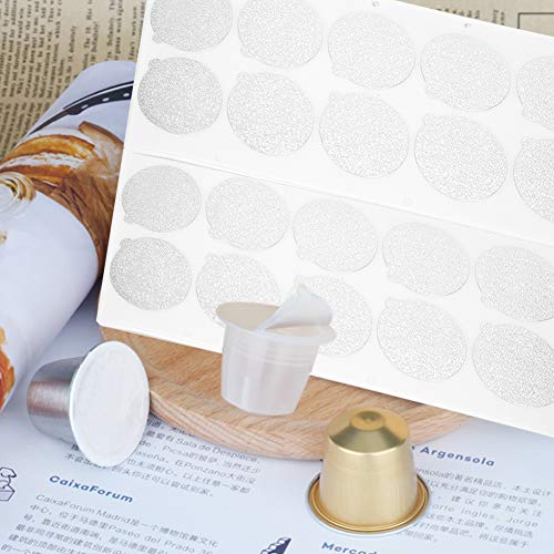 [Adatto per] Progettate appositamente per le capsule di caffè, queste pellicole sigillanti forniscono una vestibilità precisa. il design riutilizzabile garantisce praticità, rendendoli ideali sia per l'uso domestico che commerciale nei bar.