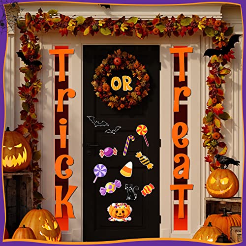24 Pcs Halloween Garage Door Magnets Trick Or Treat Halloween Garage Door Decorations Magnetic Pumpkin Candy Cat Bat Refrigerator Magnets Car Magnet Garage Door Magnetic Halloween Decorations #TOP6
