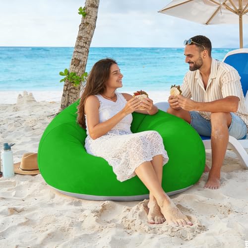 Canapé gonflable pour salon et balcon, bean bag fauteuil gonflable léger - 3