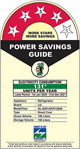 Image of LG 190 L 4 Star Inverter Direct-Cool Single Door Refrigerator (GL-B201APZY, Shiny Steel)