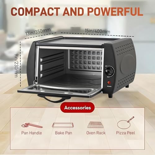 Electric Tandoor Oven with Temperature Control and Accessories for Takeaway Kitchens, Ideal for Baking Breads and Pizzas