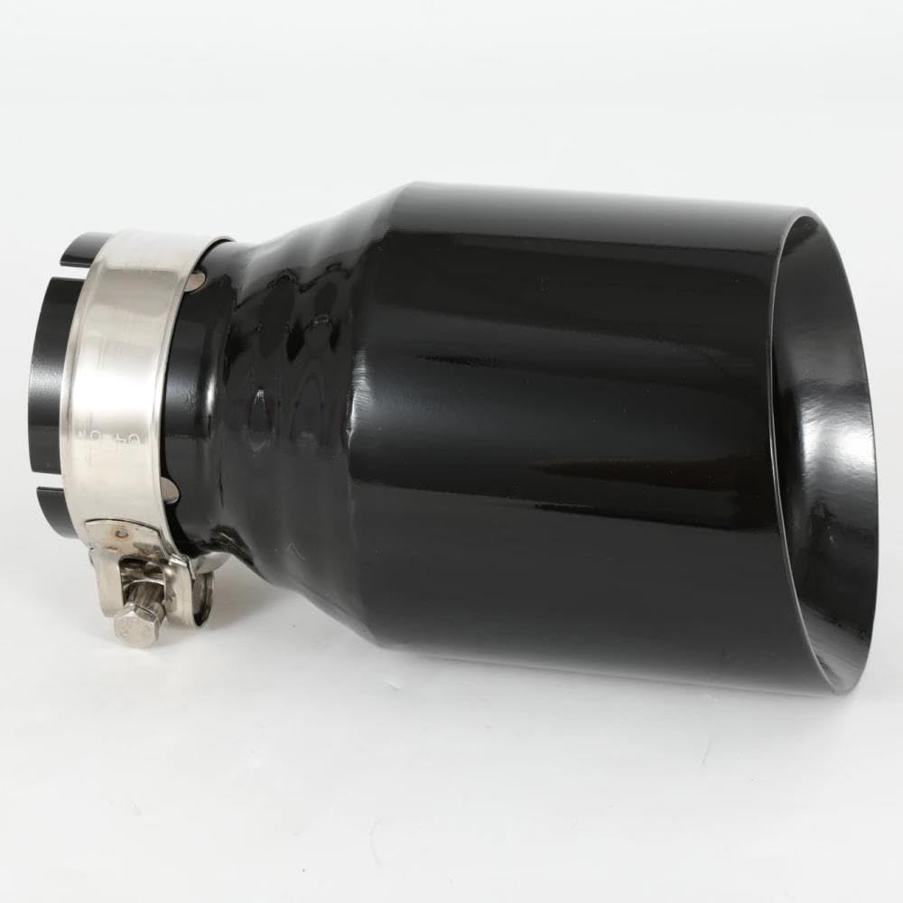 Dla Benz 2 PC Samochodu Zmodyfikowana Rura Wydechowa Ze Stali Nierdzewnej Błyszcząca Czarna Fazowana Końcówka Tłumika Akcesoria Samochodowe Stylizacja(60MM IN 89MM OUT)