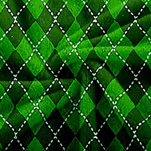 Couverture polaire douce au toucher anti-froid flanelle verte