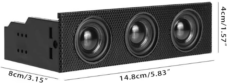 YUNLEI Speaker Stereo Surround Computer for Case Builtin Loudspeaker Floppy Drive Front Panel with Low Temperature Resistance Built in Loudspeakers Pc Front Panel Speaker