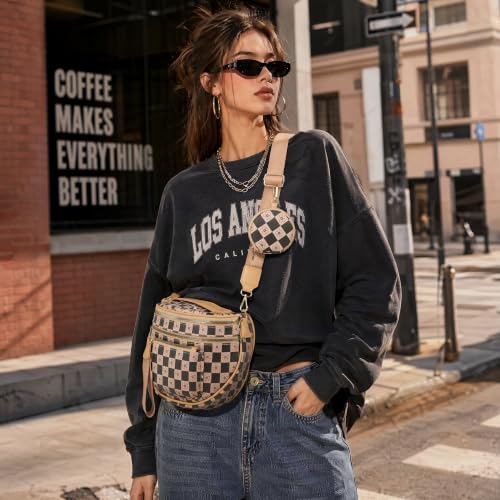 Image of Crossbody Purse for Women Small Crossbody Bags Trendy Vegan Leather with Adjustable Shoulder Straps Gift for Mother Wife Mom