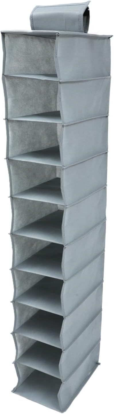 10 Grid Non-woven Wall Mounted Storage Bag for Bedroom Toys