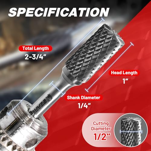 Fresa Rotativa de Carburo EZARC SB-5 1/4" miniatura 6