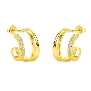 Amazon.com: HUARJO 14K Gold Plated S925 Sterling Silver Post