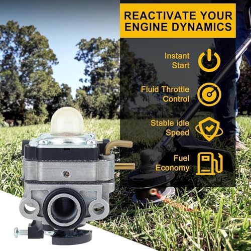 Panari RY252CS Carburetor for Ryobi 2 Cycle 25CC RY253SS RY251PH RY254BC Weedeater Parts Craftsman 307160001 316299372 316773800 Replacement Carb Kit