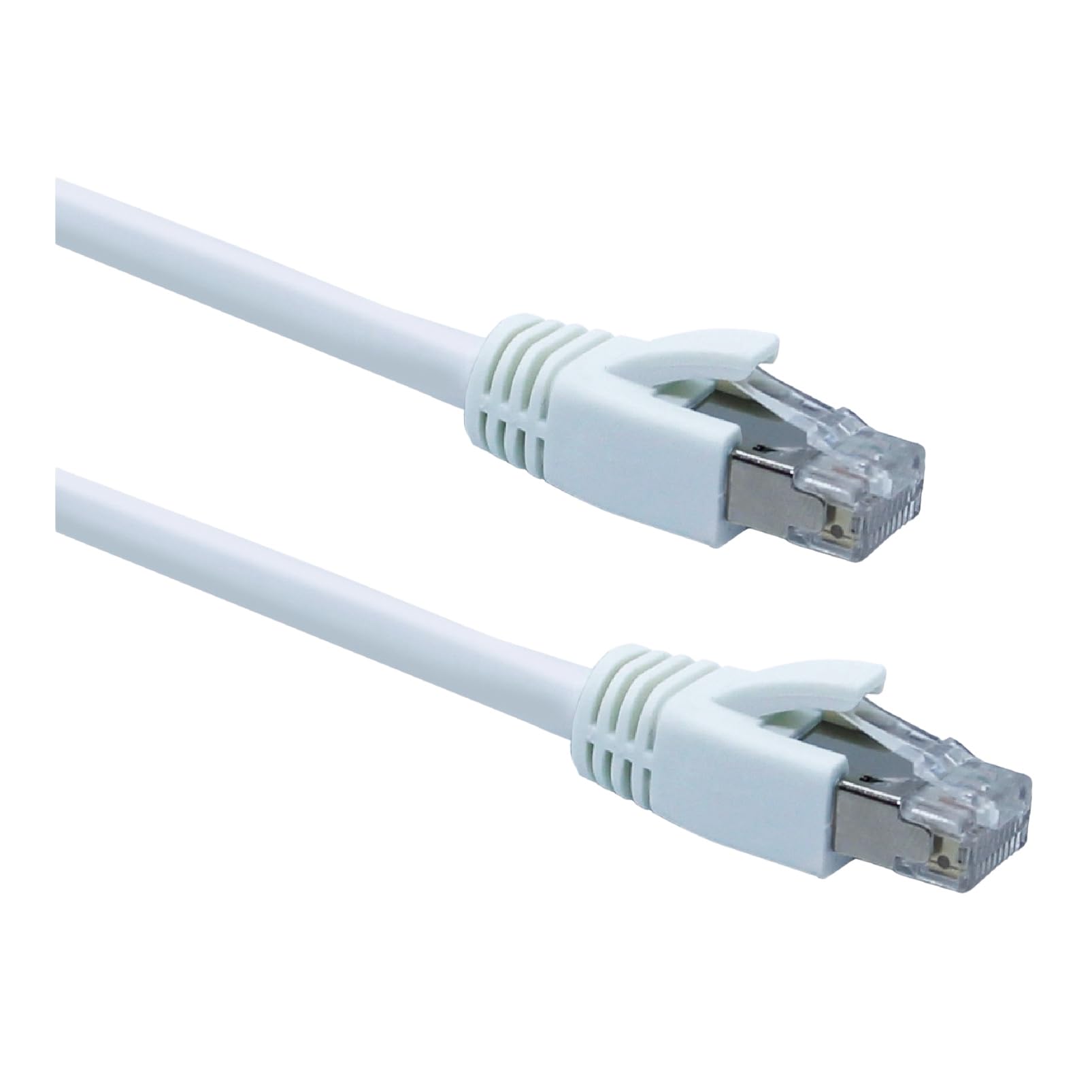 Amazon.co.jp: 1m CAT6A LANケーブル (白) PoE対応 U/FTPシールド
