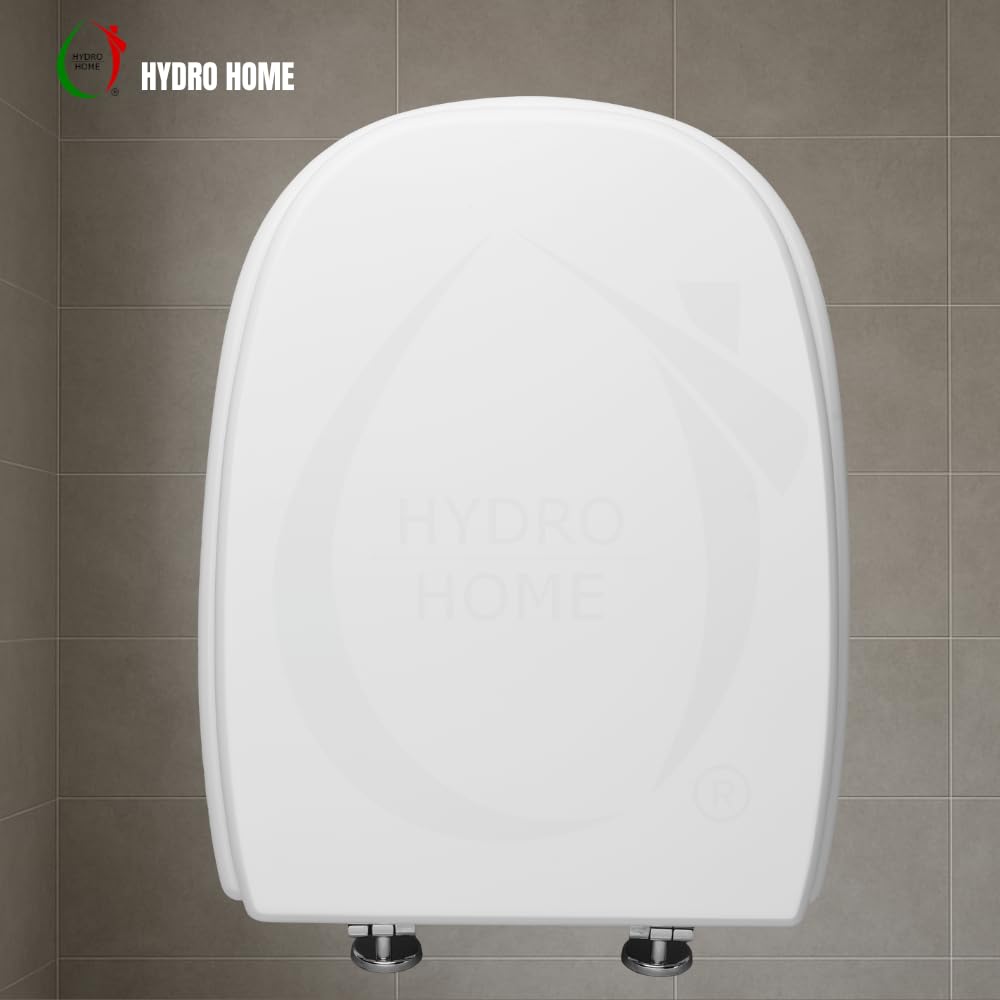 Copriwater Compatibile Pozzi Ginori Square – Legno Verniciato Bianco, Economico – by HYDRO HOME