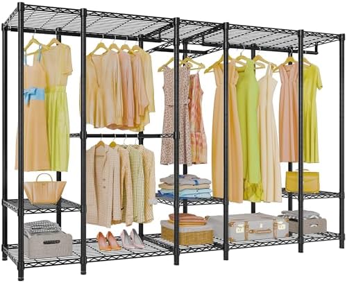 VIPEK V50 Extra Large Closet Rack Heavy Duty Garment Rack Freesta...