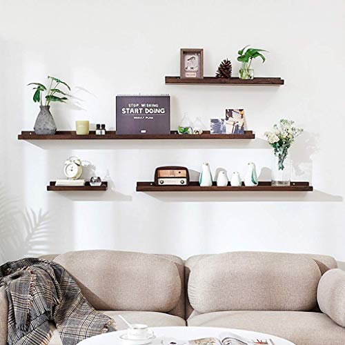 Étagère murale en bois massif 60cm pour optimiser les petits espaces - 3