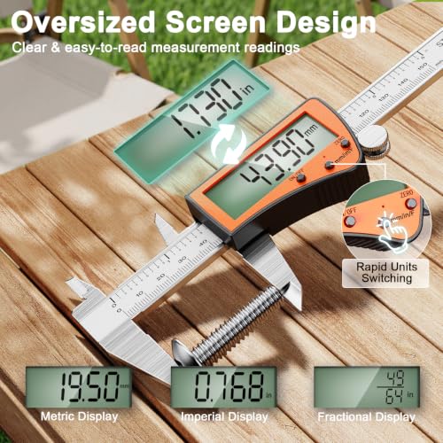 Calibrador Digital Recargable Preciva Acero Inoxidable miniatura 5