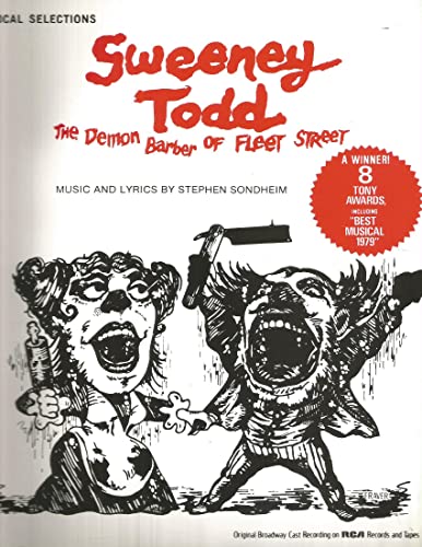 Vocal Selections~Sweeney Todd The Demon Barber ... B0048NZ6DG Book Cover