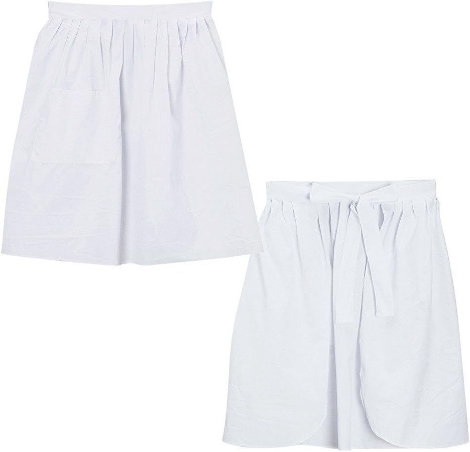 Mrs. Santa Claus White 18" Costume Apron : Clothing, Shoes & Jewelry