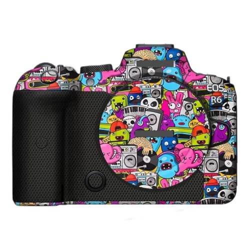 Skin Canon EOS R6 anti-rayures film vinyle rose graffiti