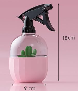 Amazon | Fiegcit 3個 霧吹き スプレーボトル 可愛い装飾 観葉