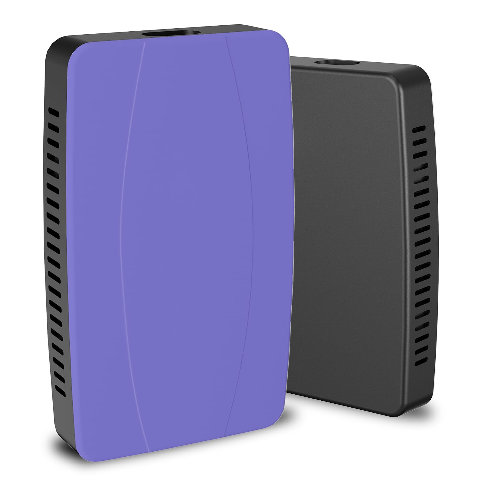 DilxyuyCarplay Ai Box, Play2video-Pro Wireless Carplay/Android Auto 3-in-1 Adapter, Magic Box Carplay with YouTube, IPTV, Spotify, YouTube Music, Ai Carplay Box for IOS 10+ & Android 11+, Purple