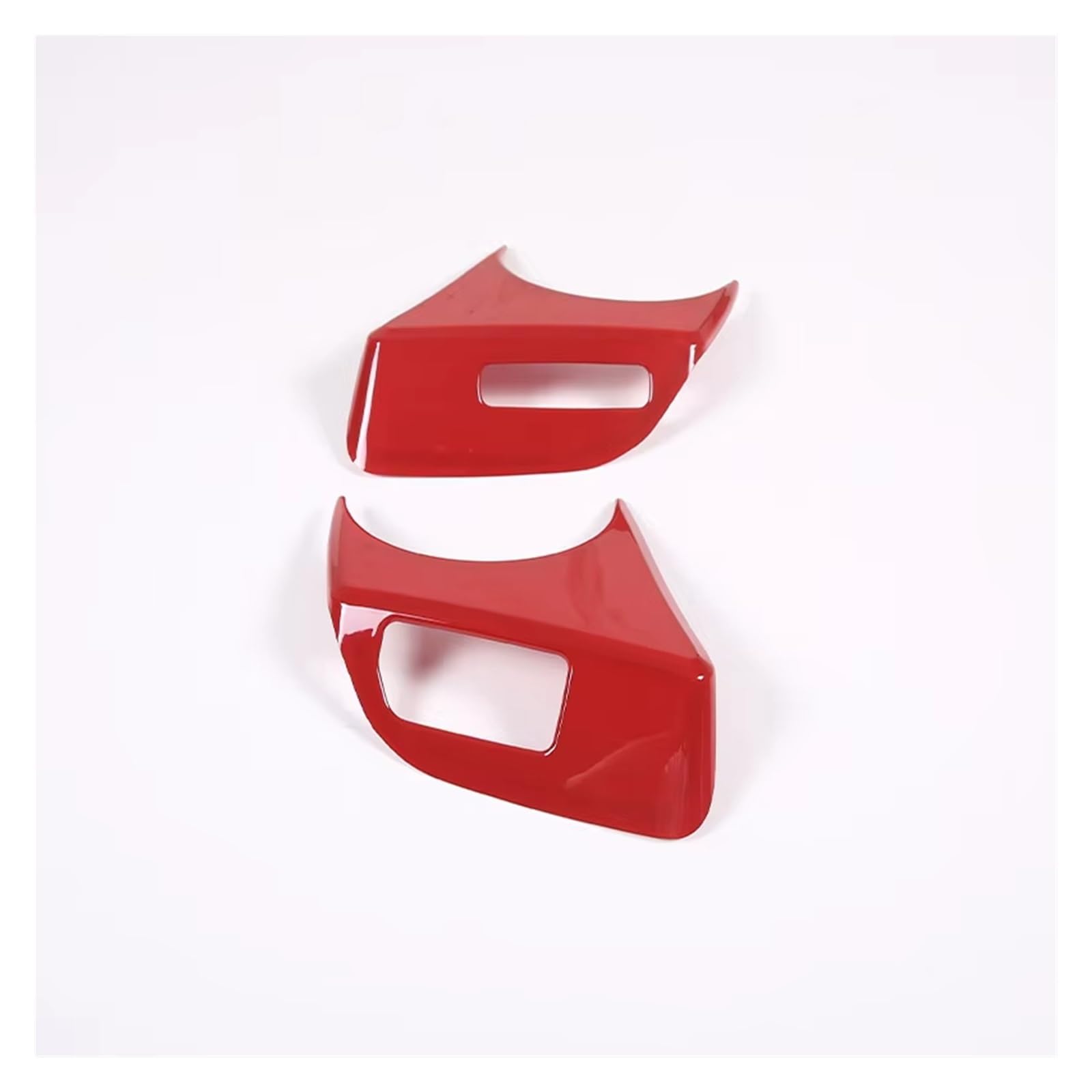 for Mitsubishi for Eclipse 2006-2011 Window Lifting Button Decorative Frame Sticker Car Interior Accessories Car Interior Mouldings(Red)