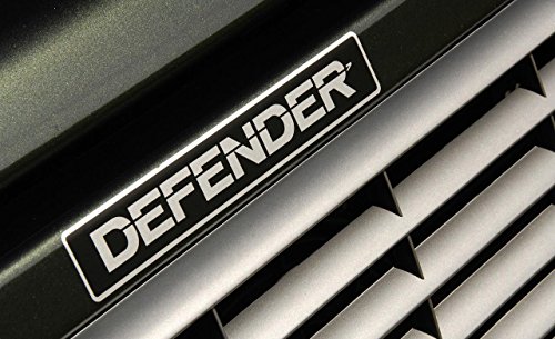 GENUINE Hood DECAL Silver & BLACK COMPATIBLE with LAND ROVER DEFENDER, PART: BTR1045