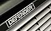 LAND ROVER DEFENDER HOOD DECAL SILVER & BLACK GENUINE PART: BTR1045