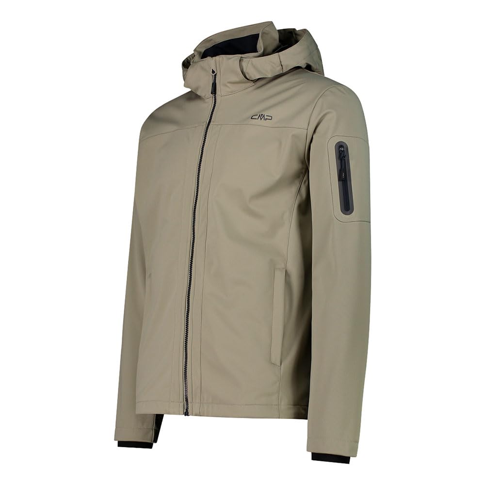 CMP Giacca da uomo in Light Softshell con cappuccio staccabile, 39A5027
