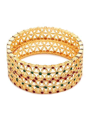 YouBella Jewellery for Women Gold Plated Bracelet Bangles for Women (2.6) (B0CBCKDY1Y) Amazon Price History, Amazon Price Tracker