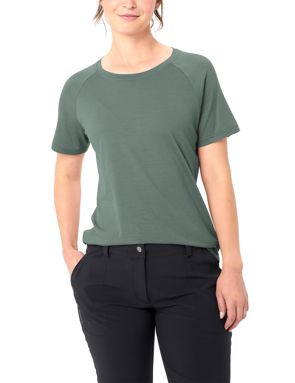 VAUDE Hochwertiges T-Shirt mit Wolle zum Wandern, mit Merino Wolle, feuchtigkeitsregulierend, geruchshemmend und robust