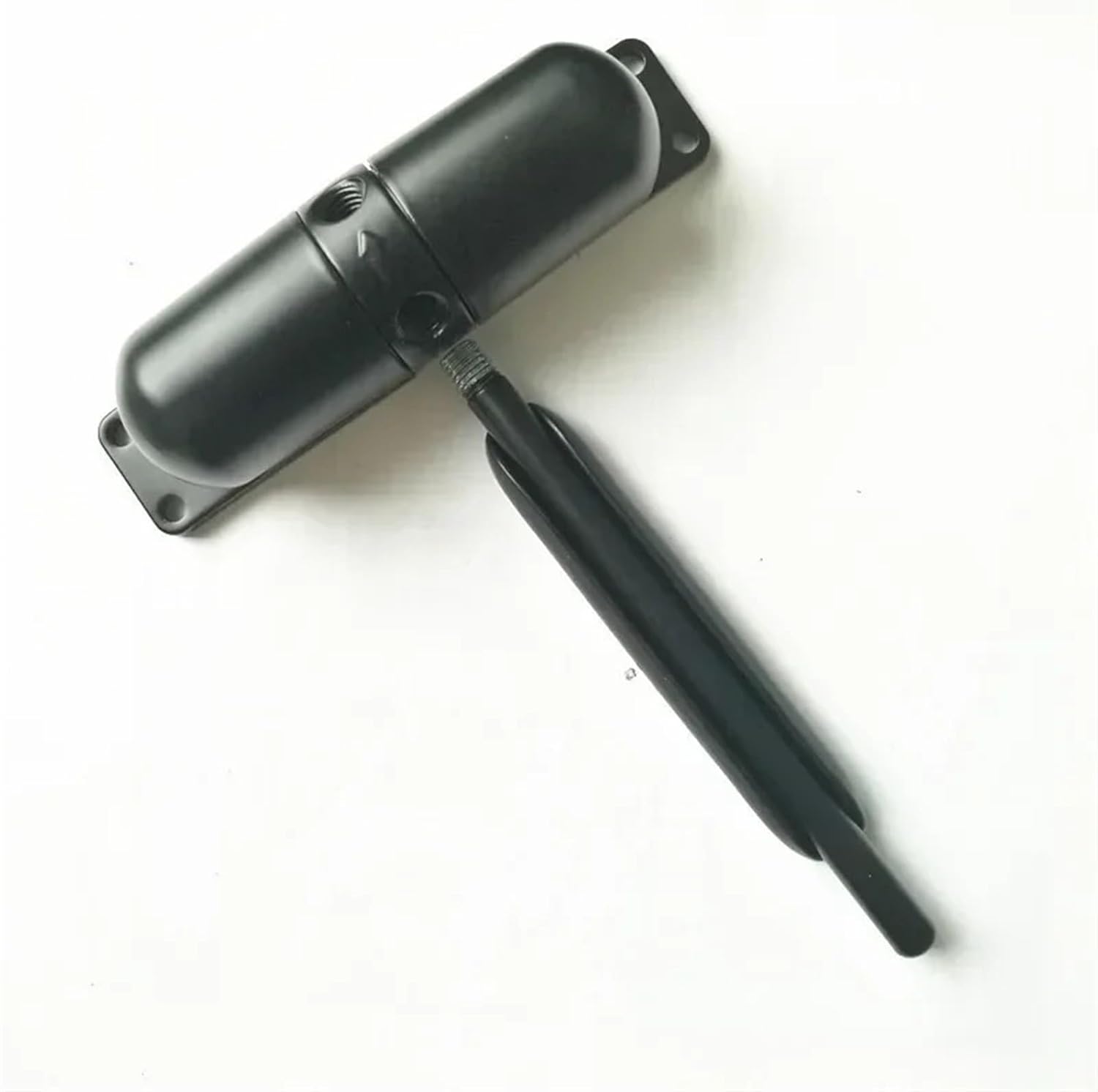 20-70KG White Zinc Alloy Adjustable Surface Mounted Automatic Spring Closing Door Closer Fire Rated Door Stopper Door Hardware 1Pcs(Gray)